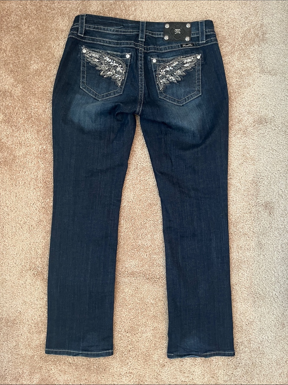 Miss Me Wings Straight Jeans